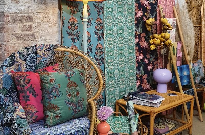 colourful fabrics at Clerkenwell Design Week