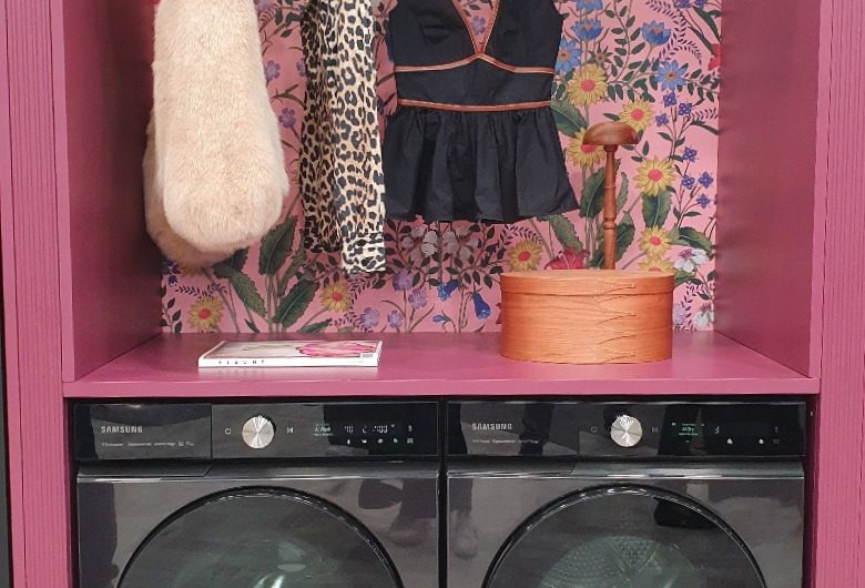 a Samsung washer and dryer