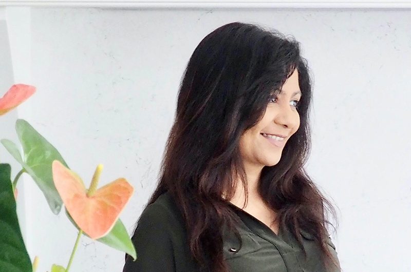 Meera Pendred who designed the kitchen larder