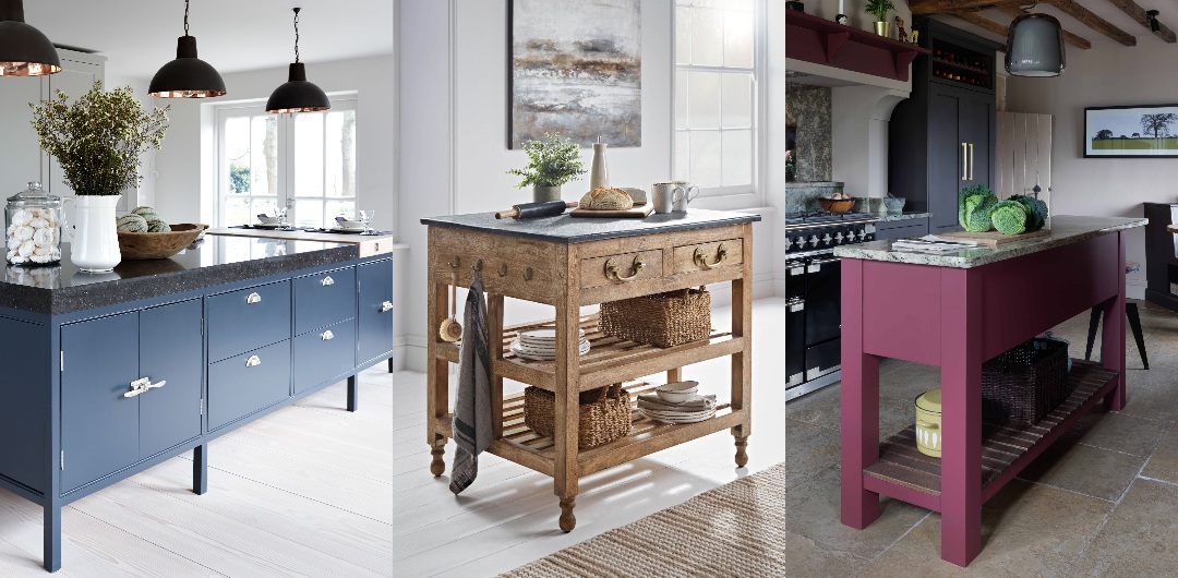 Freestanding kitchen islands get the look with these practical ideas