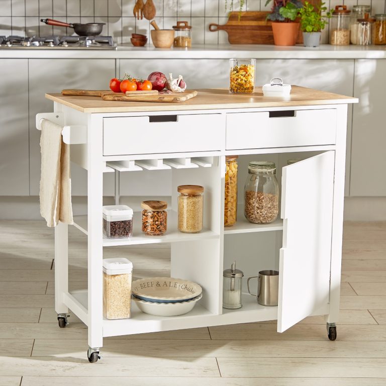 Freestanding kitchen islands get the look with these practical ideas
