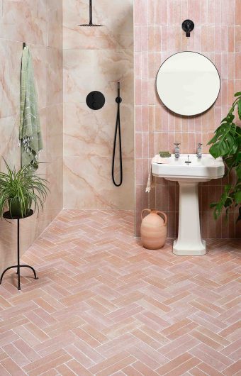 salmon pink decor